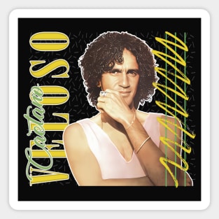 Caetano Veloso /\/ Vintage Look Fan Design Magnet